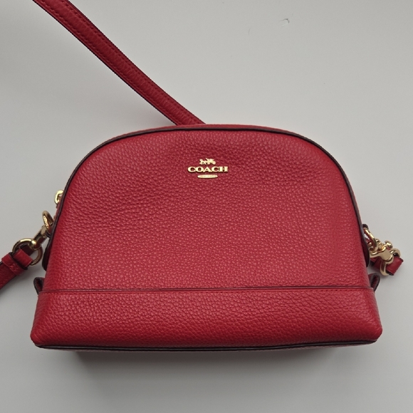 Coach Cherry Red Crossbody Bag - Picture 1 of 8